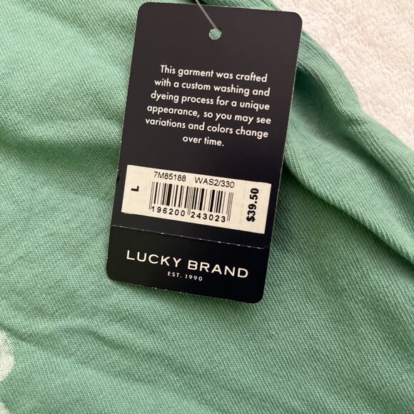 Lucky Brand green graphic t-shirt - Picture 3 of 4